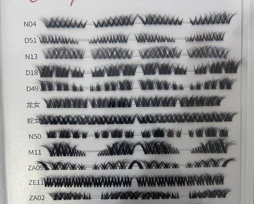 DIY cluster lashes catalogue 7