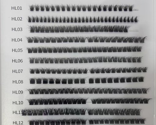 DIY cluster lashes catalogue 8