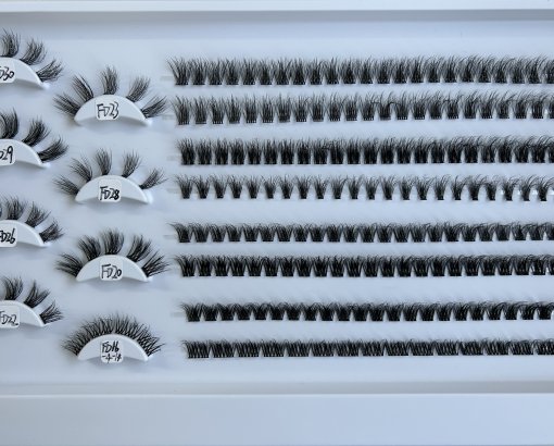 DIY cluster lashes catalogue 1